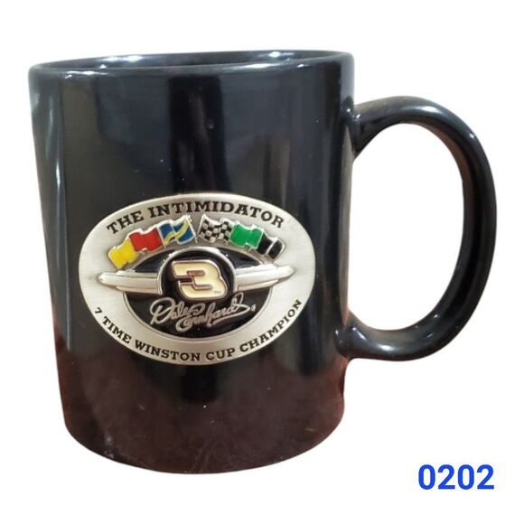 Dale Earnhardt  Pewter "The Intimidator" #3 Coffee Cup - 0202 - Picture 1 of 3